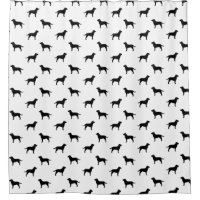 Black Labrador Retriever Silhouettes Pattern