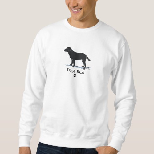 Black Labrador Retriever Sweatshirt