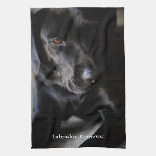 Black Labrador Retriever Towel