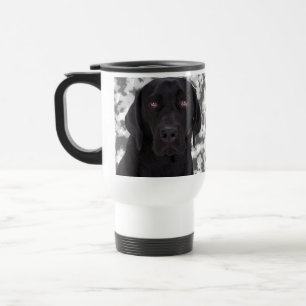 Black Labrador Retriever Travel Mug