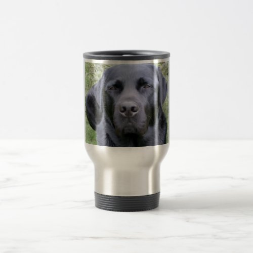 Black Labrador Retriever Travel Mug