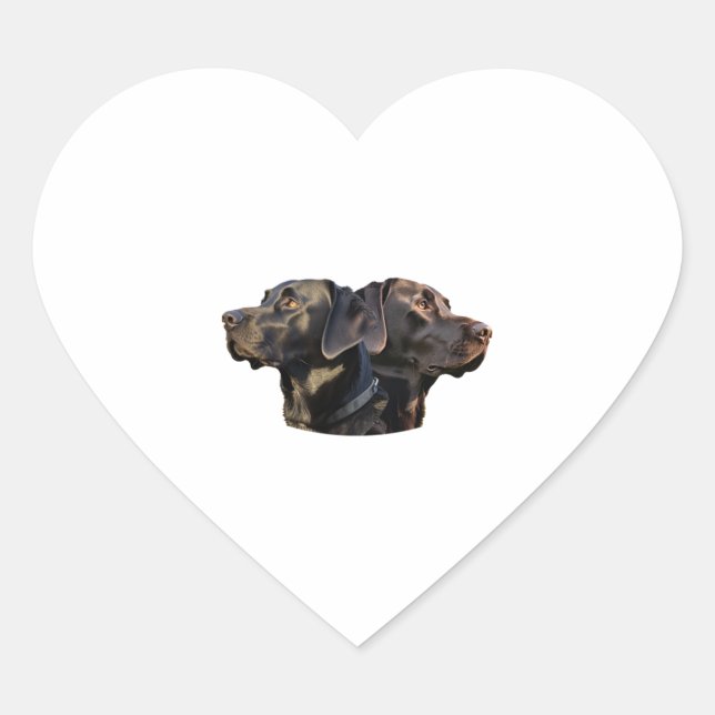 Black Labrador stickers (Front)