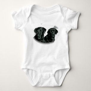 Black Labs Baby Bodysuit