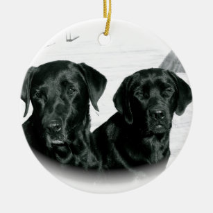 Black Lab Christmas Ornaments | Zazzle - 100% Satisfaction Guaranteed