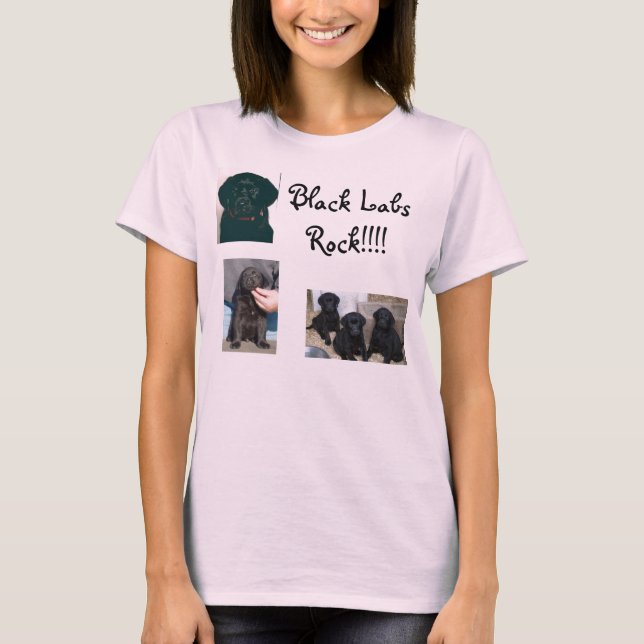 Black Labs Rock !!!! T-Shirt (Front)