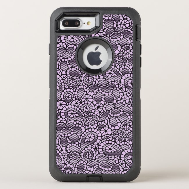 Black Lace Lacy-Look Design Otter Box