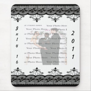 Black Lace Mousepad