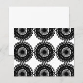 Black Lace Pattern Design. Custom (Front/Back)
