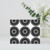 Black Lace Pattern Design. Custom (Standing Front)