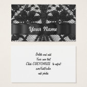 Black lace personalized (Front & Back)