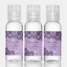 Black Lace Purple Gothic Wedding