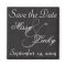 Black Lace Save the Date Magnet