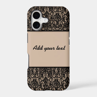 Black lace v4 iPhone 17 case