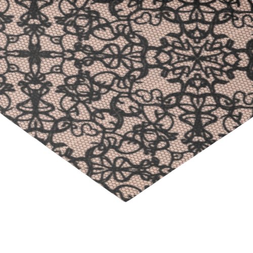 Black Lace Vintage Costume _ Decoupage Craft Tissue Paper