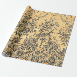 BLACK LACE Wrapping Paper