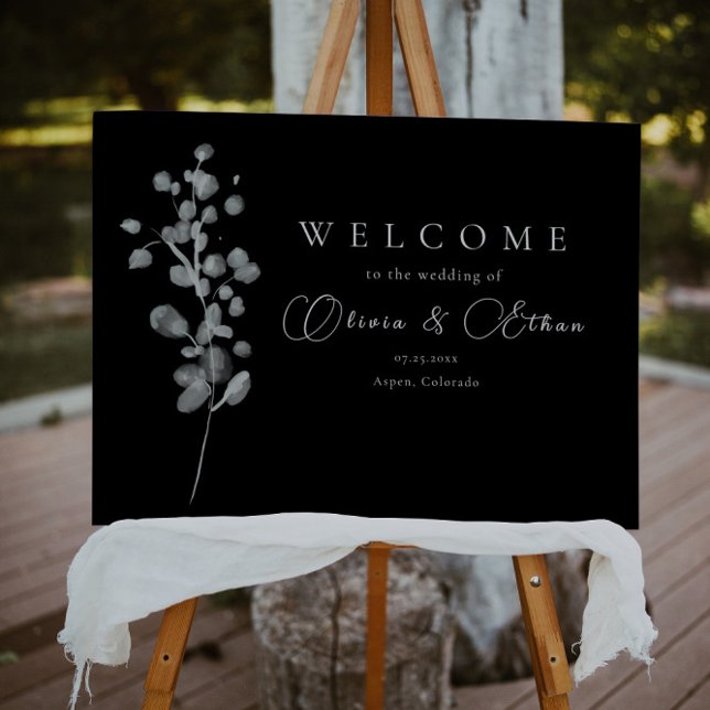 Black Lacquer Welcome Sign (Creator Uploaded)