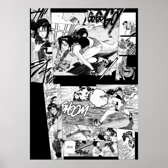 Black Lagoon manga Poster (Front)