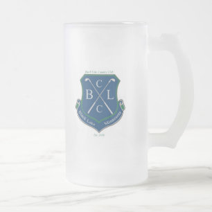 Black Lake Country Club (left handed) Frosted Glass Beer Mug