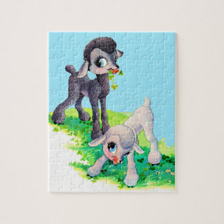 black lamb white lamb jigsaw puzzle