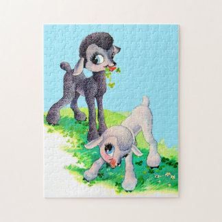 black lamb white lamb jigsaw puzzle