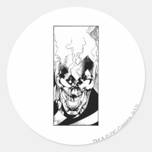 Black Lantern Classic Round Sticker