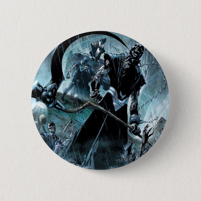 Black Lantern Corps Panel Pinback Button (Front)