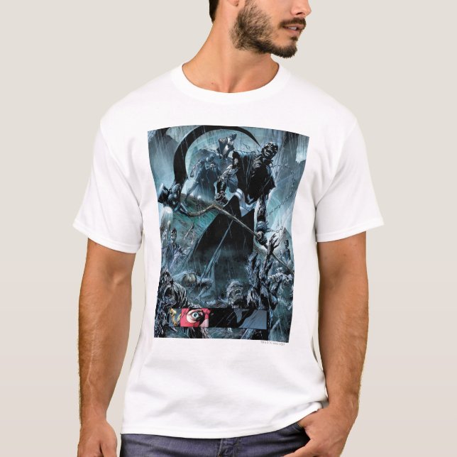 Black Lantern Corps Panel T-Shirt (Front)