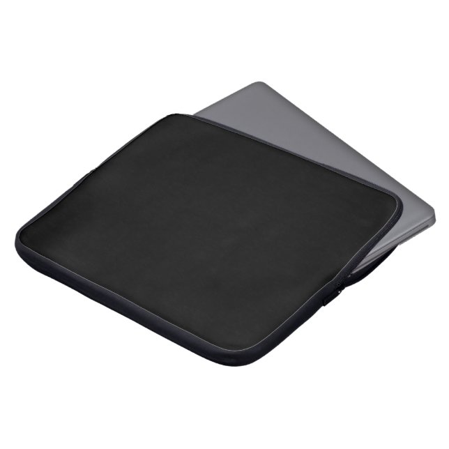 Black Laptop Sleeve (Front Top)