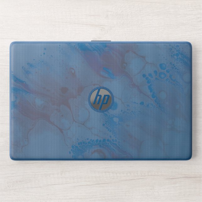black laptop stickers HP laptop skin (Front)