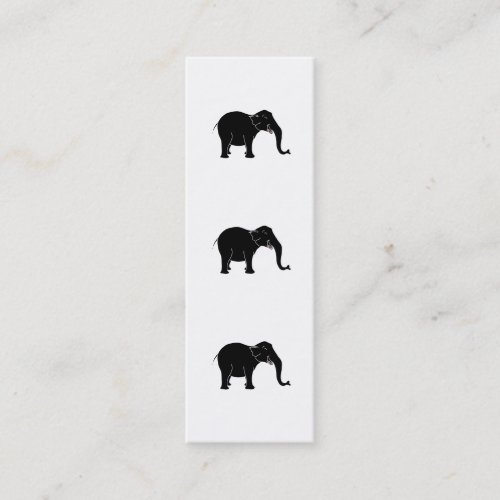 Black Laughing Elephant. Business Card