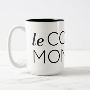 Black le Cooqui Monstre Two-Tone Coffee Mug