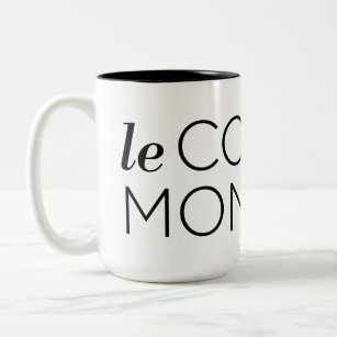 Black le Cooqui Monstre Two-Tone Coffee Mug