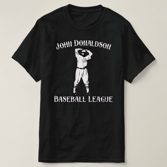 Black League Uniform T-Shirt (Design Front)