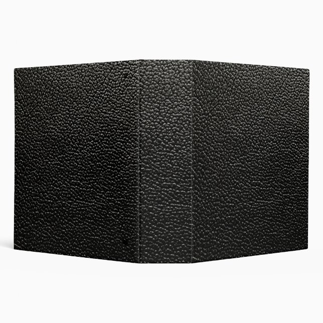 Black leather  3 ring binder (Background)