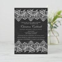 Black Leather and Lace Look Bridal Shower