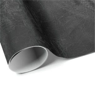 black leather background wrapping paper