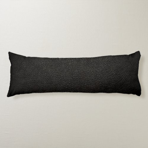 Black Leather Body Pillow