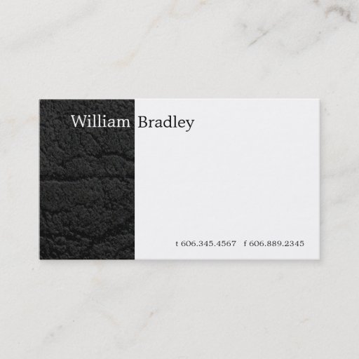 Customizable Black Leather Box Business Card Templates