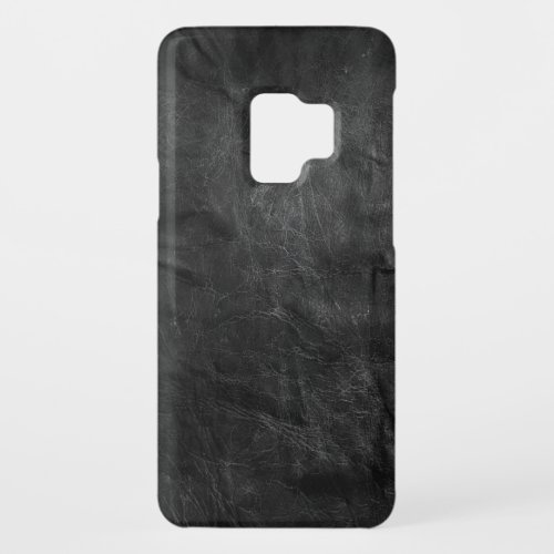 Black Leather Case_Mate Samsung Galaxy S9 Case