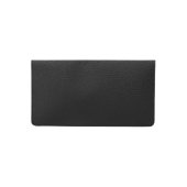 Black Leather Checkbook Cover (Front)