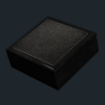 Black Leather Gift Box<br><div class="desc">Black leather texture.</div>