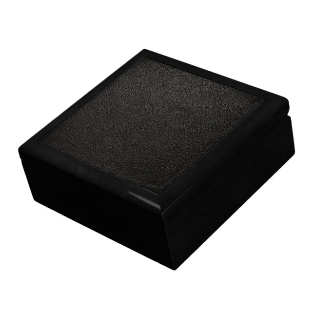 Black Leather Gift Box (Side)
