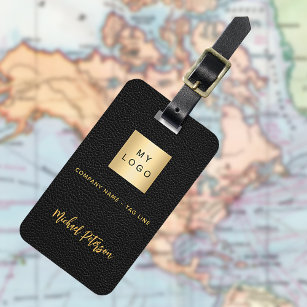 Your Logo + Our Leather - The Adventurer Fine Leather Luggage Tag