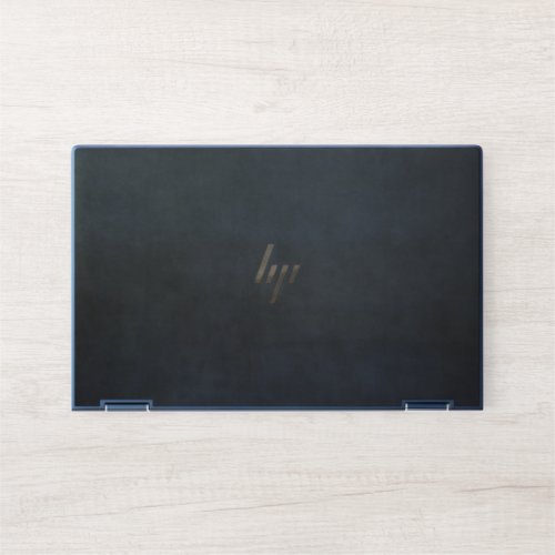 Black leather HP Elite Dragonfly Notebook Skin