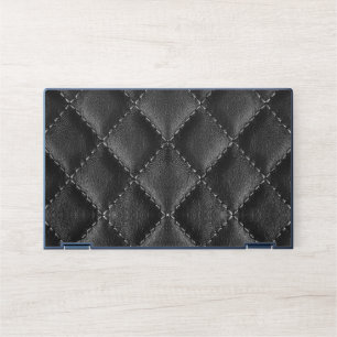 Black leather HP Elite Dragonfly Notebook Skin