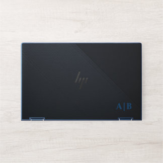 Black leather HP Elite Dragonfly Notebook Skin