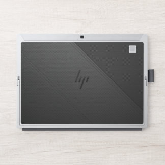Black leather HP Elite x2 1013 G3 Laptop Skin