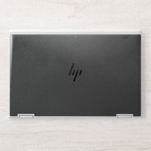 Black leather HP EliteBook Laptop Skin