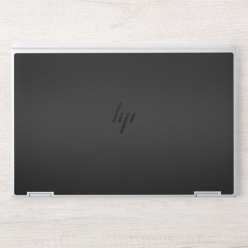 Black leather HP EliteBook X360 1030 G2 HP Laptop Skin