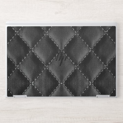 Black leather HP EliteBook X360 1030 G2 HP Laptop Skin
